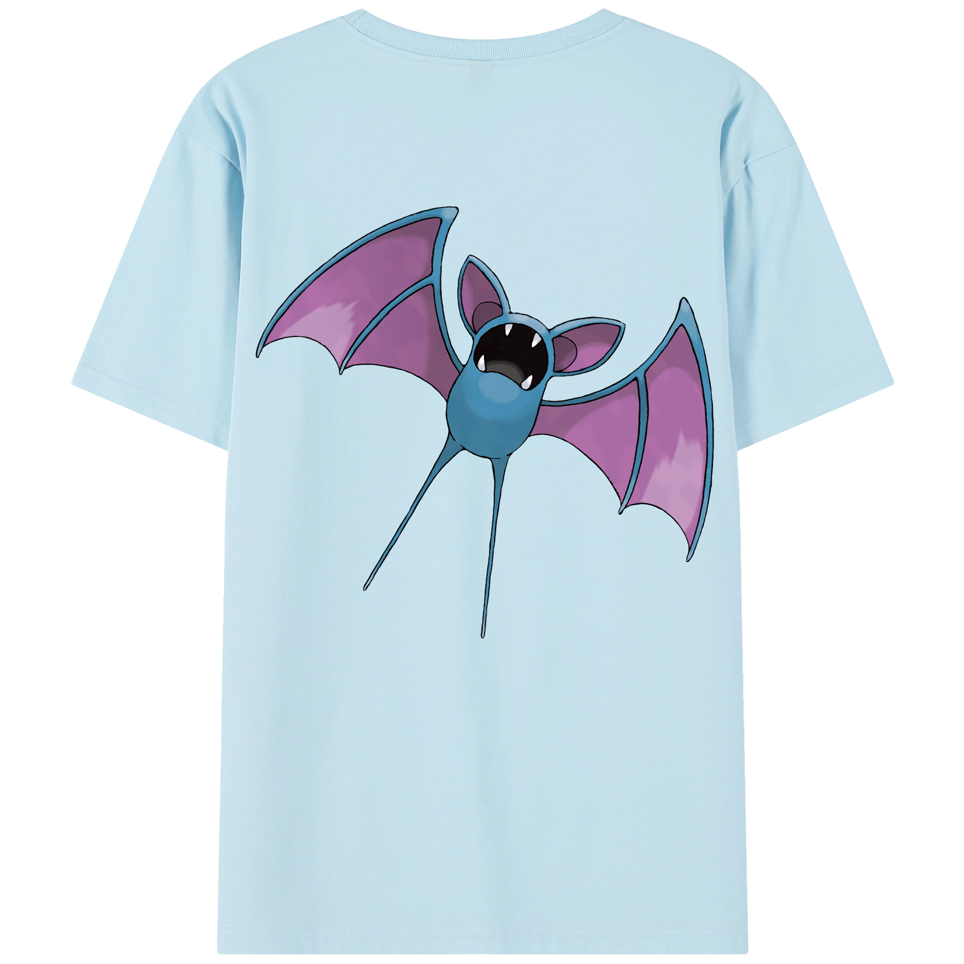 （画像用） ポケットモンスター Pokémon 綿100％半袖Tシャツ（背面プリント）